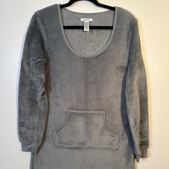 Nautica Sleepwear Dress Gray Womans Medium - Picture 1 of 9